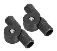 Anneome Conector de Sillón Reclinable de Plástico Resistente, 2 Piezas, Bisagra para Tubo de Silla Giratoria Amplia Compatibilidad y Fácil Plegado