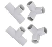 Anneome Conectores en T para Parque Infantil, 4 Piezas, Accesorios de Repuesto de Acero Resistentes, Compatibles Barreras y Juegos de Bebés en Interiores, Uso en Parques Infantiles y Salas de Juego