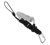 Anneome Correa Antipérdida para Cámara De Buceo Cordón De Resorte Antipérdida De Acero Inoxidable Suitable for Underwater Photography Prevents Accidental Drops While Diving Snorkeling