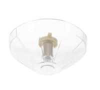 Anneome Depósito de Aceite Redondo Transparente 12 Cm para Campana Extractora, Bandeja Recogegrasas Extraíble de Plástico Reutilizable, Colector de Aceite para Cocina Doméstica