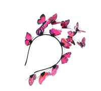Anneome Diadema Simulada Ligera y Cómoda Aro Creativo para Cabello Femenino Diseño Distintivo para Fiestas y Ocasiones Especiales Flexible sin Apretar Tocado para Boda y Diario