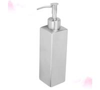 Anneome Dispensador de Jabón de Acero Inoxidable Botella Presionable Recargable de Dosificador Portátil para Baño Cocina y Lavandería Diseño Compacto y Fácil Recarga
