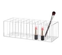 Anneome Estante Maquillaje para Organizador Multipropósito y Práctico para Acrílico 24 Rejillas Pintalabios Objetos Diarios Hogar o Balcón