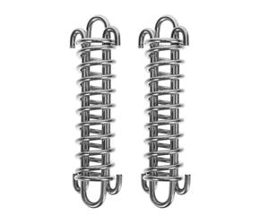 Anneome Extensores de Correa para Perros con Resorte Amortiguador de Acero Inoxidable 304, Pack de 2, para Entrenamiento y Uso en Camping