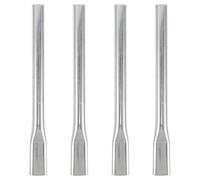 Anneome Extensores de Freno para Silla de Ruedas Reclinable, 4 Piezas de Metal Plateado de 22 Cm, Accesorios para Sillas de Transporte, Manija Alargada para Facilitar Frenado y Uso Seguro