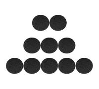 Anneome Filtro de Carbón Activado Redondo 10 Unidades para Cubo de Basura Almohadillas de Algodón Electrostático Reutilizables para Eliminación de Olores Compost y Ventilación Doméstica