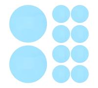 Anneome Filtros de Luz Azul Marino para Lámparas Ambiente, Película Difusora Autoadhesiva de 12 Cm, Pack de 10 Unidades, Gel Corrector para Luces LED y Lámparas de Techo,