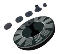 Anneome Fuente Solar Flotante de 13 Cm para Jardín y Piscina, Bomba de Agua Automática Energía Solar, Diseño Compacto y Resistente para Estanques Pequeños y Baños de Pájaros al Aire Libre