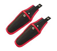 Anneome Funda para Tijeras de Podar de Jardín, 2 Piezas, Lona Roja Resistente, Estuche Multiusos para Podadora de Mano, Bolsa Protectora Ligera para Herramientas de Jardinería