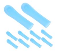 Anneome Fundas de Silicona Azules Eliminación de Cerumen para Limpieza de Oídos para 10 Diseño Práctico y Accesorios Reutilizables