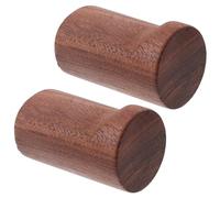 Anneome gancho de pared de madera, ganchos de pared rústicos, 2 piezas, decorativos, para entrada y detrás de puertas