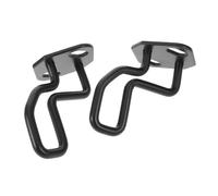 Anneome Ganchos de Pared para Garaje 2 Piezas, Ganchos de Hierro Resistentes para Colgar Bicicletas, Escaleras y Herramientas, Colgadores Multiusos para Almacenamiento en Taller y