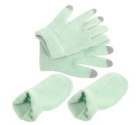 Anneome Guantes Hidratantes y Calcetines Gel para Manos y Pies Secos Cuidado Spa para Durezas y Grietas Reutilizable Nutritivo y