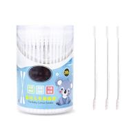 Anneome Hisopos de Algodón para Bebés con Punta de Doble Espiral, Palitos de Papel Resistentes, 400 Unidades para Limpieza Facial, Cuidado Personal y Maquillaje