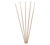 Anneome Juego de 5 Herramientas para Limpiar Oídos con Mango Antideslizante de Bambú, Pala y Palillo para Orejas Pequeño de 1.8 Mm, Cuchara Limpiadora de Cerumen para Cuidado