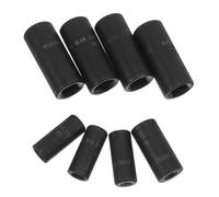 Anneome Juego de 8 Vasos para Machos de Roscar en Acero Inoxidable, Vástago Hexagonal y Diseño Compacto, Herramienta de Extensión para Grifos, Adecuado para Reparación y Roscado