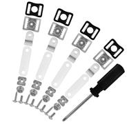 Anneome Kit de Reparación de Cascos de 57 Piezas para Fútbol Hockey y Béisbol Incluye Tornillos Hebillas Adaptadores y Clips Accesorios de para Juveniles y Adultos