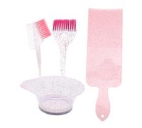 Anneome Kit de Teñido de Cabello con Bol y Pincel Rosa Herramientas para y Aplicar Tinte Set Práctico para Casa y Salones Profesionales