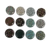 Anneome Latas De Hojalata para Velas Redondas Mini, Tamaño 2, Material Hojalata, Tapa, para Hacer Velas Artesanales y Almacenamiento, Set De 12 Unidades, Uso En Bricolaje y Decoración Doméstica