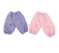 Anneome Mangas Impermeables Anti-Aceite para Cocina, Largas y Resistentes, 2 Pares Unisex, Diseño Estampado Cactus y Cerezas, Fundas Prácticas para Tareas Domésticas y Protección en