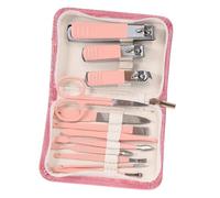 Anneome Manicura Profesional de Acero Inoxidable con Pinza Precisa y Estuche Portátil Kit Completo para Cuidado de Uñas Casa y Viaje