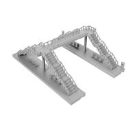 Anneome Maqueta de Pasarela Peatonal de Plástico ABS para Construir Uno Mismo Modelo Decorativo Compacto para Mesa de Arena y Adorno de Hogar Material de Bricolaje Resistente y