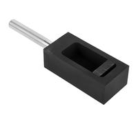 Anneome Molde de Grafito para Fundición de Metales No Ferrosos, Molde de Lingotes Reutilizable 65×30×20 Mm, Alta Pureza y Precisión para Joyería y Fundición Artesanal