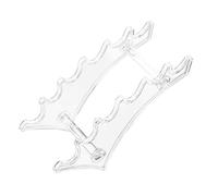 Anneome Organizador de Acrílico Soporte Simple y Espacioso Forma Curva para Bolígrafos y Pinceles de Uñas Adecuado para Oficina y Escritorio