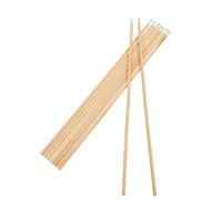 Anneome Palos de Madera Maciza Redonda 5 Mm X 300 Mm para Palanca de Control de Marionetas de Sombras, 10 Unidades, Accesorios para Manualidades Diy, Manipulación Precisa en Artes