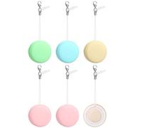 Anneome Paños de Limpieza Multifuncionales para Teléfono y Gafas 6 Unidades Forma Macaron Materiales Duraderos Colores Aleatorios Portátil y Compacto para Uso Diario Color Aleatorio