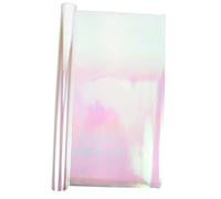 Anneome Papel Celofán Para Envolver Flores y Regalos 56 Cm x 9,14 m Rollo Arcoíris Iridiscente, Película De Celofán Diy Para Manualidades, Decoración De Ramos y Embalaje Creativo