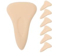 Anneome Parches Íntimos Ultrafinos E Invisibles para Natación Femenina Esponja de Chinlon Beige, 8 Unidades para Mujeres en Piscinas Públicas y Buceo