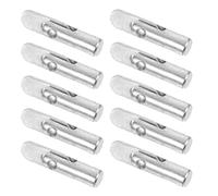 Anneome Pasadores de Bloqueo para Andamios 10 Piezas Pasador de Acoplamiento Galvanizado de Hierro 12Mm X 45Mm Accesorio Profesional para Fijación Segura en Andamios Pequeños y Uso