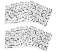 Anneome Pegatina Protectora Para Bañadores Adhesiva Transparente Higiénica Calcomanía Protectora De Calzoncillos Para Bikini Traje De Baño 10.5X4.5Cm 100 Piezas