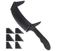 Anneome Peine Curvo de Plástico para Corte de Cabello con Guía de Posicionamiento, Pequeño y Ligero, Adecuado para Hombres, Peine Profesional para Recorte Rápido y Preciso en Peluquería