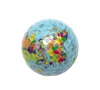 Anneome Pelota de Golf Profesional Doble con Diseño de Bola Mundo Colorida y Duradera para Entrenamiento y Práctica de Swing Interior y Exterior