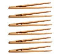 Anneome Pinzas de Madera para Aprendizaje Temprano 6 Piezas Herramienta Educativa Motricidad Fina para Juguete Montessori para Desarrollar Coordinación Mano-Ojo en Casa y Escuela