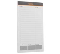 Anneome Planificador Diario de Compras Cuaderno de Notas Papel Blanco Formato Simple Gestión Semanal de Horarios y Organización de Compras Cuaderno de Notas