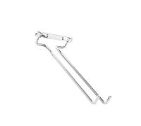 Anneome Portavasos Moderno Almacenamiento De Vino Tazas Estantes Copas De Vino Acanaladas Botellero Colgante Botelleros De Pie Mostrar Industrial Botelleros De Pared Plata