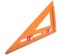 Anneome Regla Triangular de Posicionamiento para Carpintería, Herramienta de Medición de Ángulos de Baquelita, Tamaño 220x380 Mm, Regla Precisa para Trabajar la Madera en Proyectos
