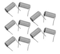 Anneome Resorte de Bisagra de Cierre Automático 10 Piezas, Resorte de Torsión 1,6 Mm Diámetro, 21 Mm Longitud, Accesorio para Cierrapuertas, Compatible Puertas y Armarios,