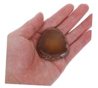 Anneome Rodajas de Ágata de Colores Naturales Perforadas 20 Piezas, Ágata Cortada Pequeña Multicolor, Accesorios de Joyería Diy, Colgantes para Manualidades, Decoraciones Creativas