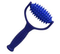 Anneome Rodillo de Masaje Corporal Picos, Masajeador Rodante para Cuello y Espalda, Herramienta de Masaje Manual Azul, Compacto y Portátil para Relajación Muscular y Fisioterapia Diaria