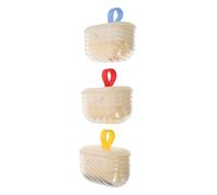 Anneome Rodillos Quitapelusas Adhesivos Lavables 3 Piezas Mini Portátil de Gel Pegajoso para Ropa y Pelo de Mascotas, con Funda Antipolvo, Reutilizable para Viajes y Uso Doméstico