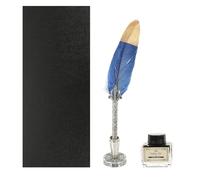Anneome Set de Pluma de Caligrafía Vintage Multifuncional Plumín de Acero y Soporte Transparente Elegante para Papelería Creativa y Escritura Precisa