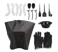 Anneome Set de Teñido del Cabello 9 Piezas Peine para Teñir y Cuenco para Teñir, Herramientas Profesionales para Coloración y Reflejos en Peluquería y Uso Doméstico Color Color Aleatorio