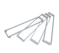 Anneome Sistema De Almacenamiento De 4 Piezas para Supermercado Estante Metálico Organizador para Máquinas Expendedoras Sistema Deslizante para Bebidas Empujador Organizador De