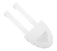 Anneome Soporte Colgante para Tableta de Tanque de Inodoro Color Claro, Plástico Resistente, Gancho Ajustable, 17,5 X 7,5 X 2,5 Cm, para Limpieza y Mantenimiento Fácil del Baño