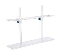 Anneome Soporte de Laboratorio para Embudos Acrílico Transparente Resistente Ácidos para Clases de Química Soporte para Embudos de Separación y Equipo Preciso de Investigación Científica