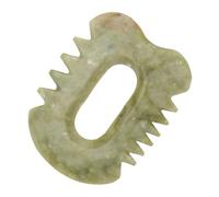 Anneome Tablero de Gua Sha de Jade Natural para Masaje Facial Herramienta de para Mejorar Absorción de Productos Relajación y Cuidado